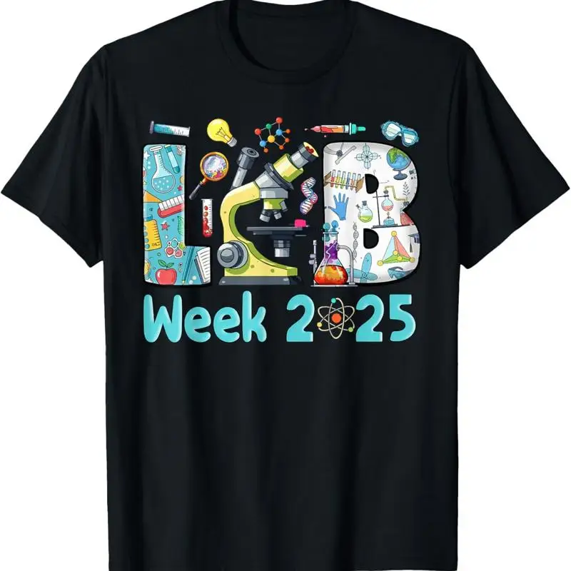 Medical Lab And Science - Koszulka Retro Lab Week 2025 dla