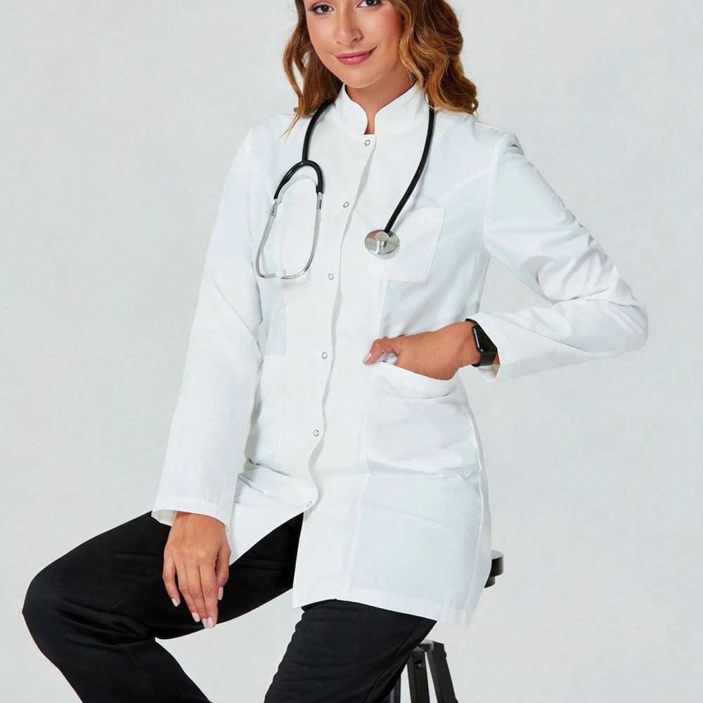 Profesjonalny, długi płaszcz l – Medical Lab And Science recenzja i cena