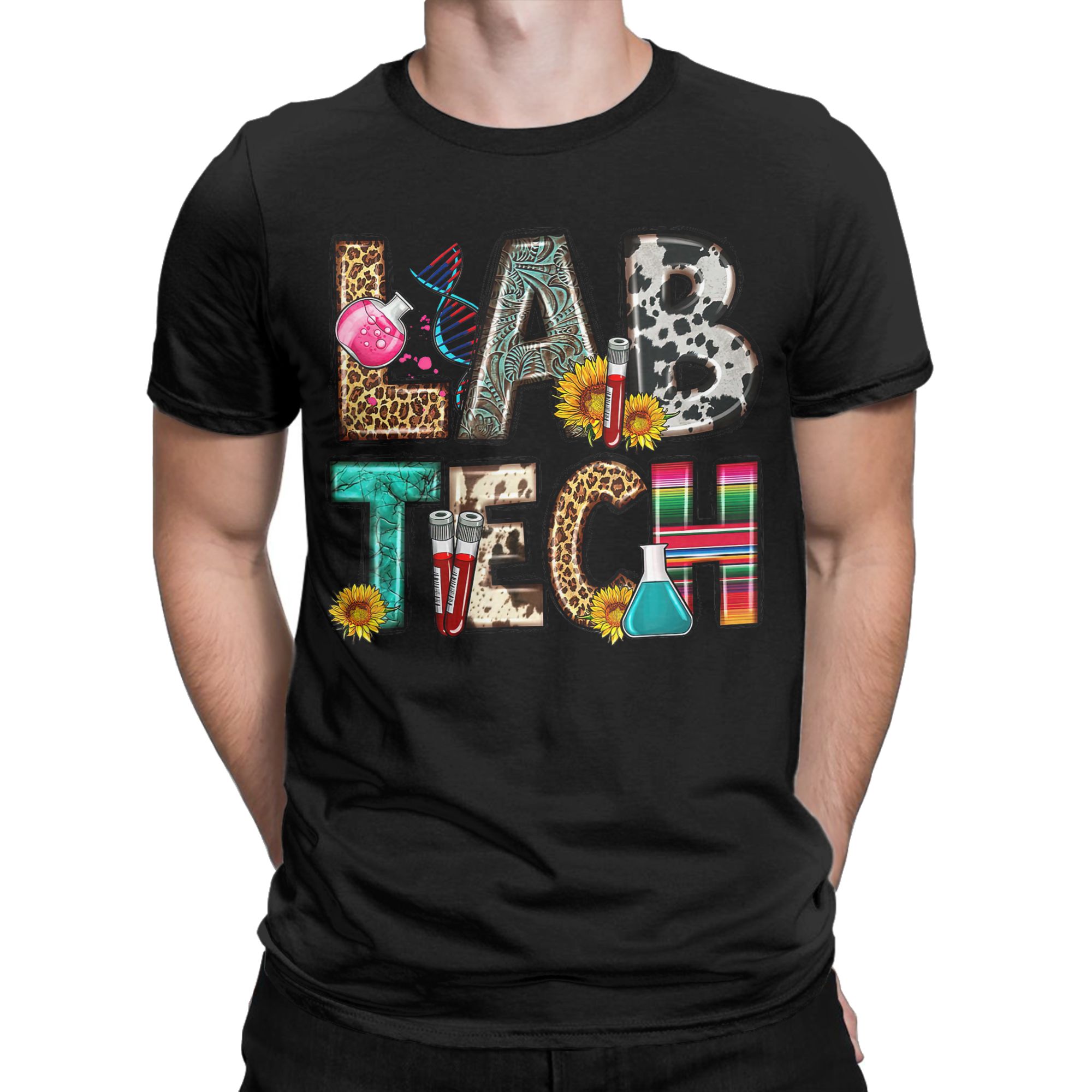 Retro Tech Leopard Floral Medi – Medical Lab Graphics recenzja i cena