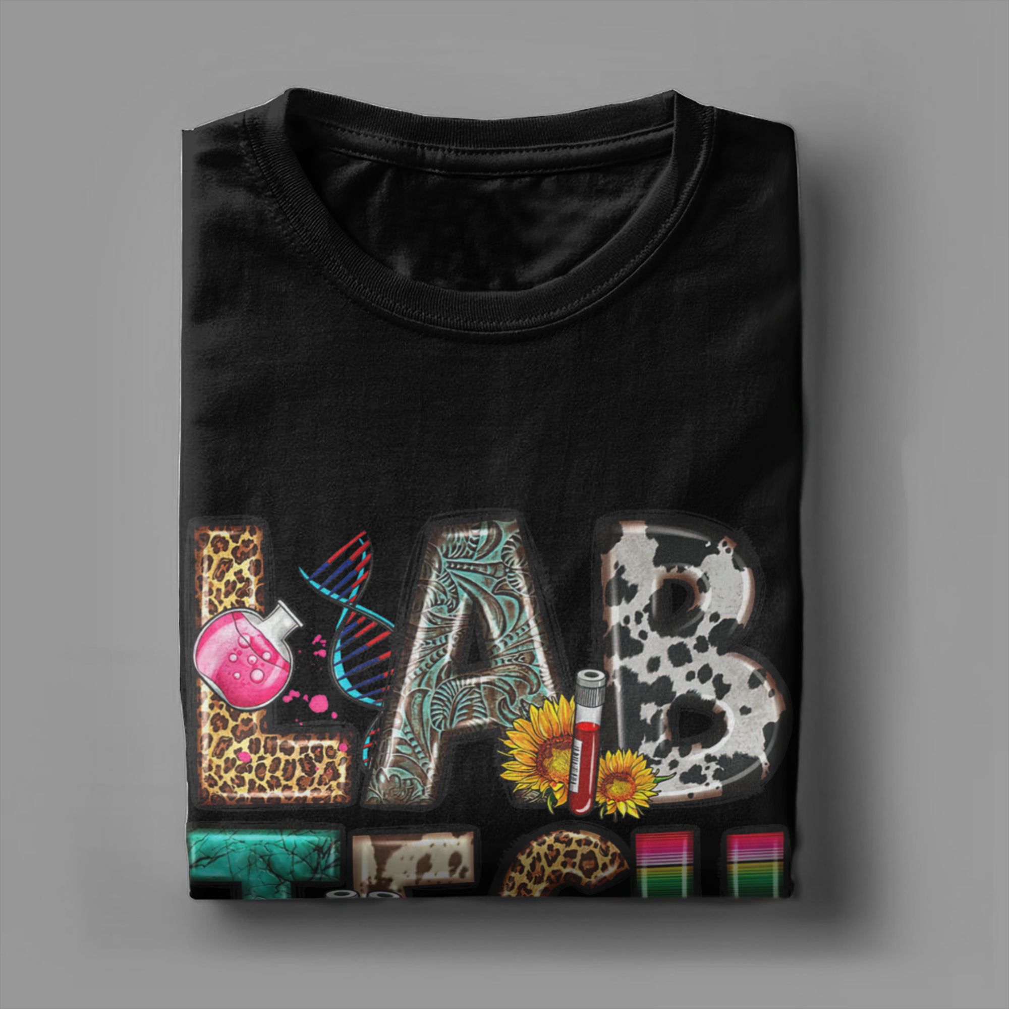 Retro Tech Leopard Floral Medi – Medical Lab Graphics recenzja i cena