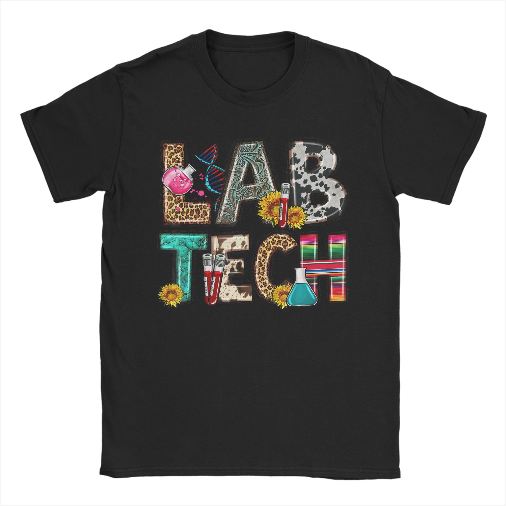 Retro Tech Leopard Floral Medi – Medical Lab Graphics recenzja i cena